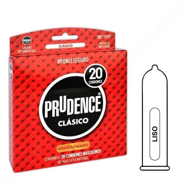 Prudence Clásico Cja. C/20 Condones.