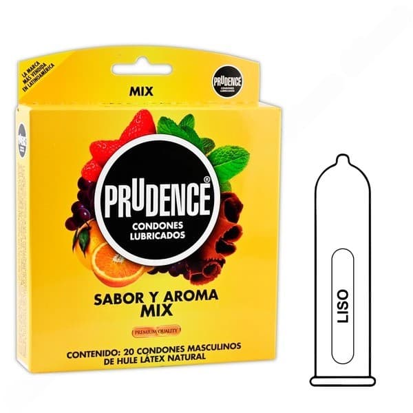 Prudence Sabor y Aroma Mix Blister C/20 Condones.