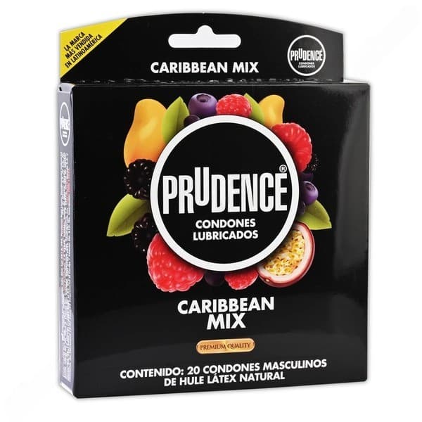 Prudence Caribbean Sensitive Mix Sabor y Aroma Cja. C/20 Conds.