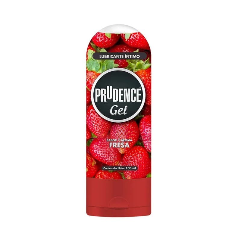 Prudence Gel Lubricante Íntimo Sabor y Aroma Fresa Fco. 100 Ml.