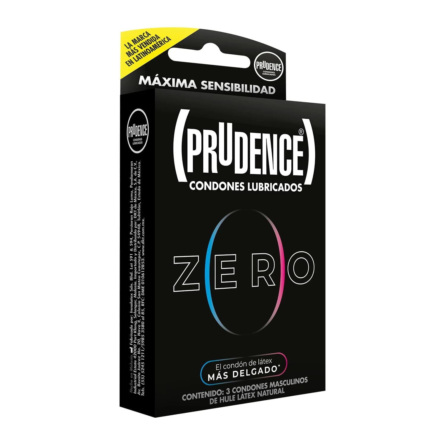 Prudence Zero Ex-sens. Cja. C/ 3 Condones.