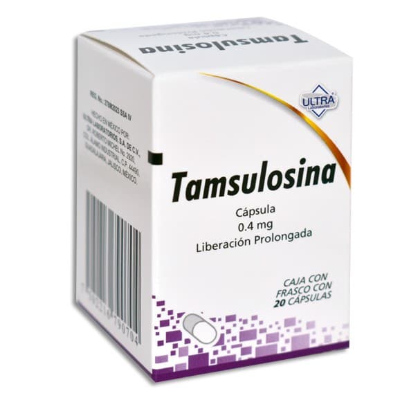 Tamsulosina (ultra) C/20 Caps. L.p. 0.4 Mg.