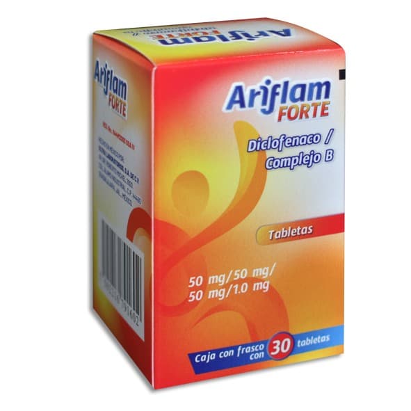 Ariflam Forte C/30 Tabs. 50/50/50/1.0 Mg.