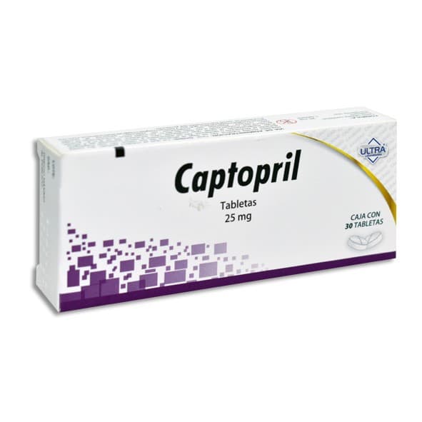 Captopril (ultra) C/30 Tabs. 25 Mg.