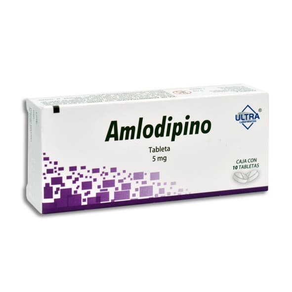 Amlodipino (ultra) C/ 10 Tabs. 5 Mg.