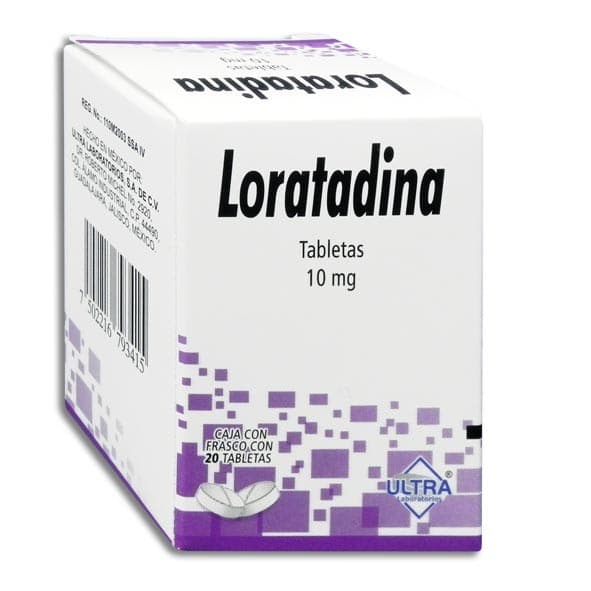 Loratadina (ultra) C/20 Tabs. 10 Mg.