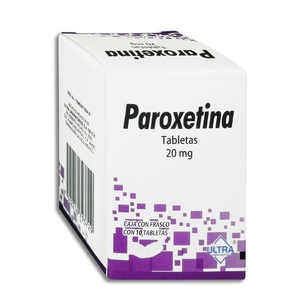 Paroxetina (ultra) C/10 Tabs. 20 Mg.