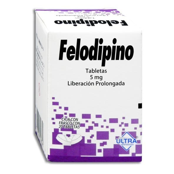Felodipino (ultra) C/20 Tabs. L.p. 5 Mg.