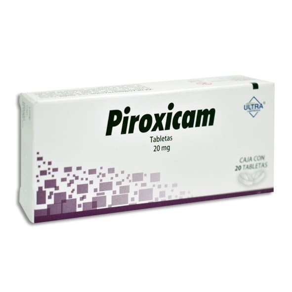 Piroxicam (ultra) C/20 Tabs. 20 Mg.