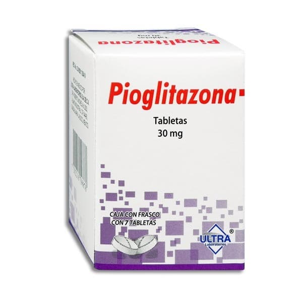 Pioglitazona (ultra) C/7 Tabs. 30 Mg.