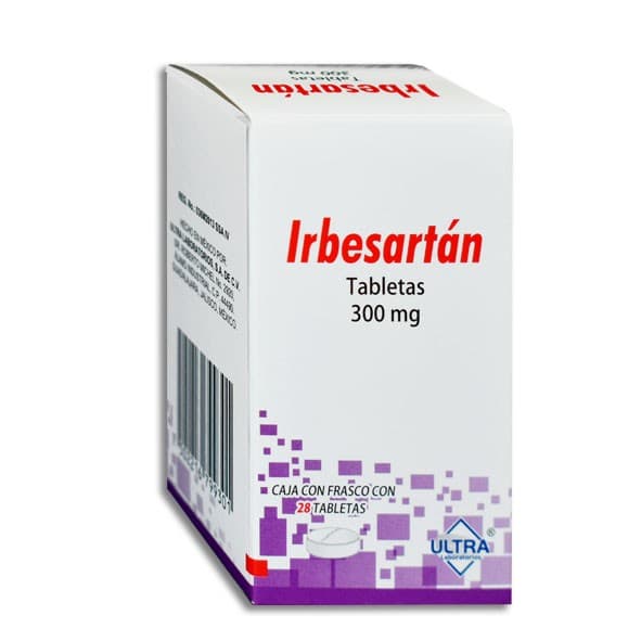 Irbesartán (ultra) C/28 Tabs. 300 Mg.