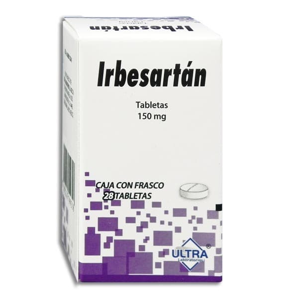 Irbesartán (ultra) C/28 Tabs. 150 Mg.