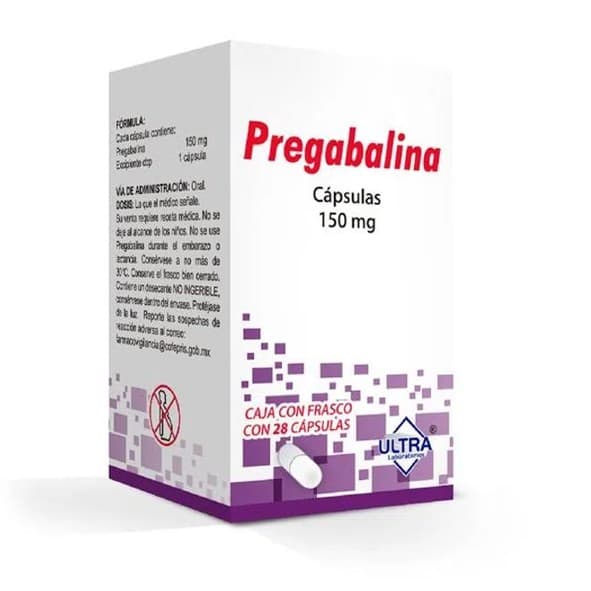 Pregabalina (ultra) C/28 Tabs. 150 Mg.