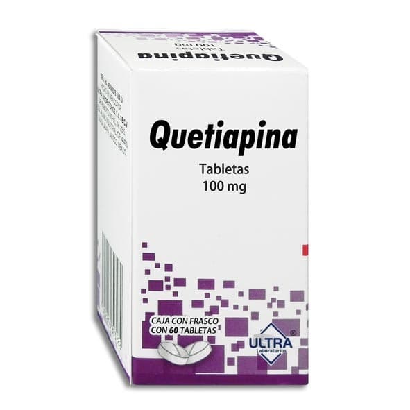 Quetiapina (ultra) C/60 Tabs. 100 Mg.