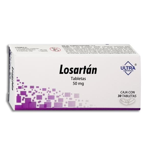 Losartán (ultra) C/30 Tabs. 50 Mg.