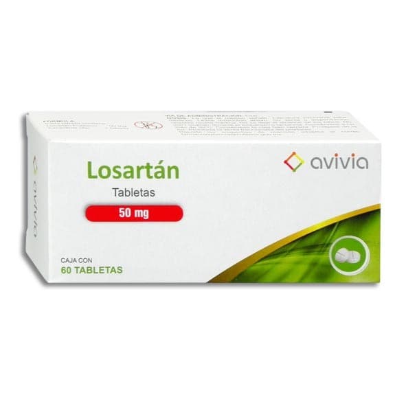 Losartán (avivia) C/60 Tabs. 50 Mg.
