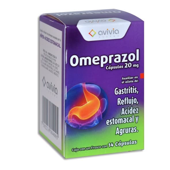 Omeprazol (avivia) C/ 14 Caps. 20 Mg.
