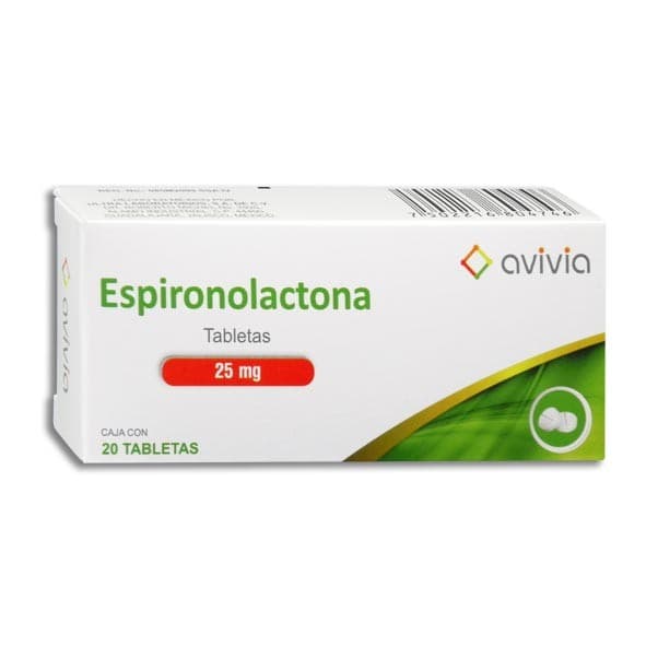 Espironolactona (avivia) C/20 Tabs. 25 Mg.