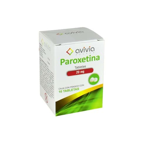 Paroxetina (avivia) C/10 Tabs. 20 Mg.