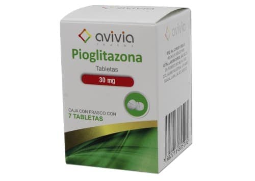 Pioglitazona (avivia) C/7 Tabs. 30 Mg.