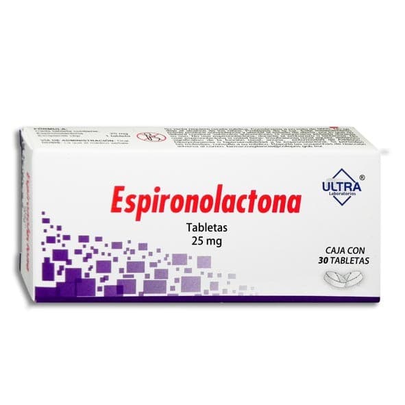 Espironolactona (ultra) C/30 Tabs. 25 Mg.