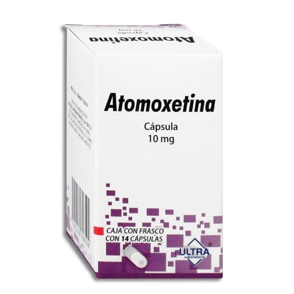 Atomoxetina (ultra) C/14 Caps. 10 Mg.