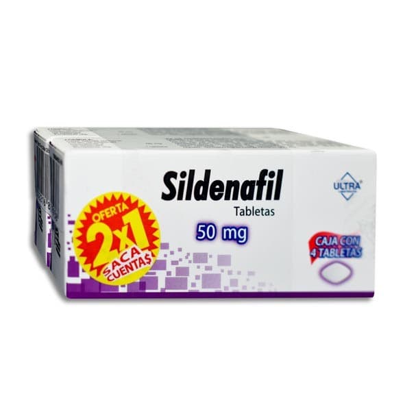 Sildenafil (ultra) C/4 Tabs. 50 Mg. (oferta 2x1)