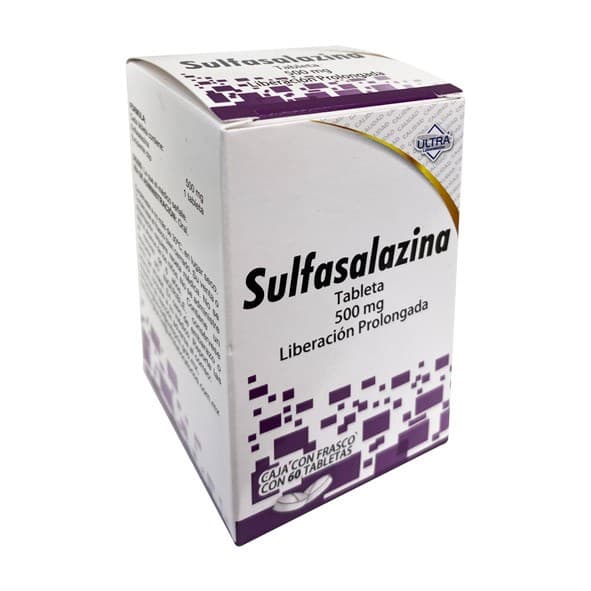 Sulfasalazina (ultra) C/60 Tabs. L.p. 500 Mg.