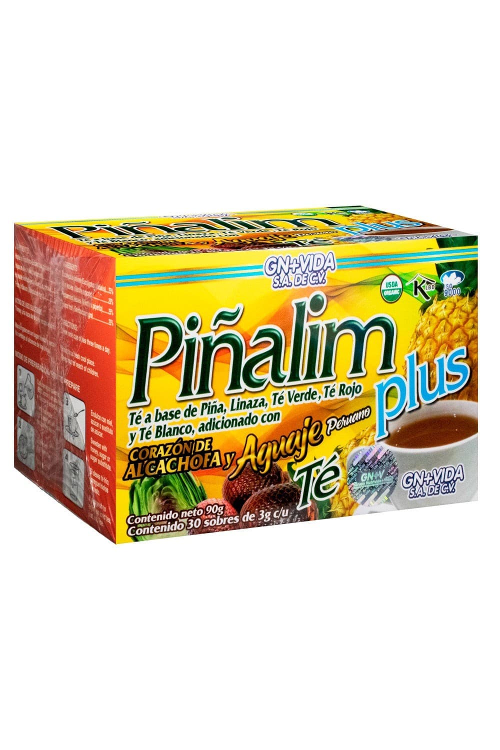 Piñalim Plus Té P/infusión C/30 Sobs. 3 G.