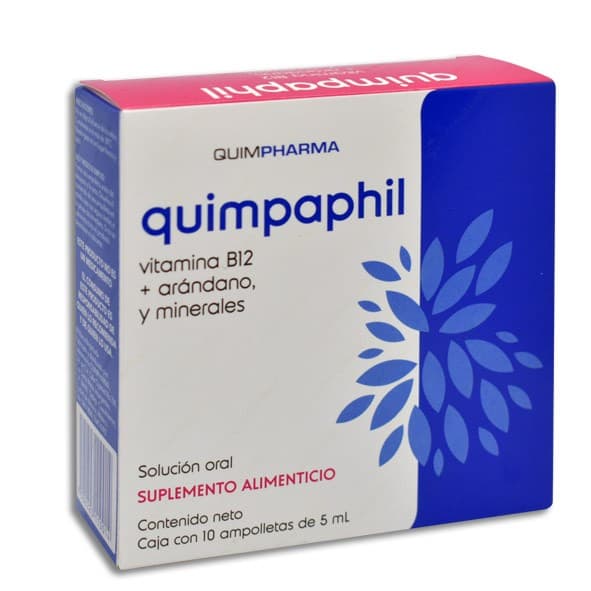 Quimpaphil Solución Oral C/10 Amptas. 5 Ml.
