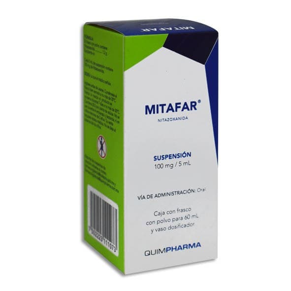 Mitafar Susp. Fco. 60 Ml. 100 Mg/5 Ml.