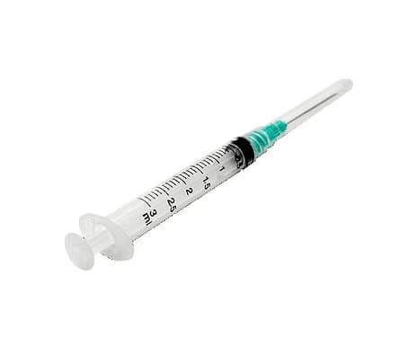 Jeringa 3 Ml. (ambiderm) C/aguja 21gx32mm. C/1 Pza.