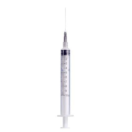 Jeringa 10 Ml. (ambiderm) C/aguja 22gx32mm. C/1 Pza.