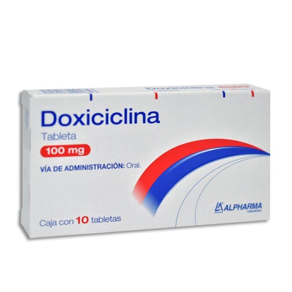 Doxiciclina (alpharma) C/10 Tabs. 100 Mg.