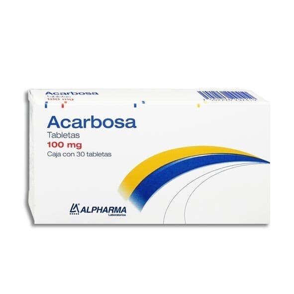 Acarbosa (alpharma) C/30 Tabs. 100 Mg.