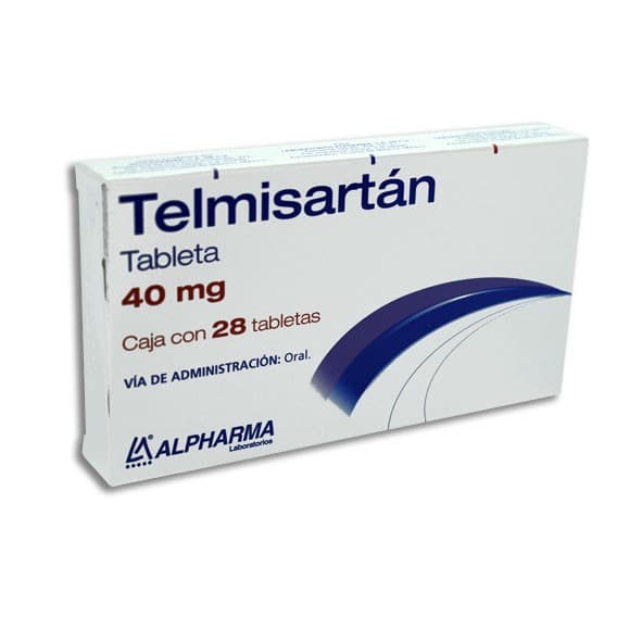 Telmisartán (alpharma) C/28 Tabs. 40 Mg.