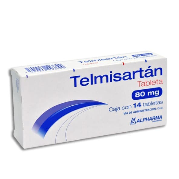 Telmisartán (alpharma) C/14 Tabs. 80 Mg.
