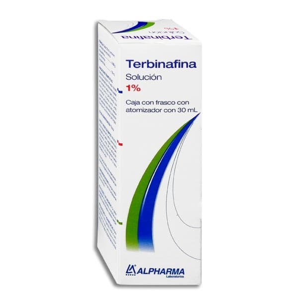 Terbinafina (alpharma) Solución 1% Fco. Atomizador 30 Ml.