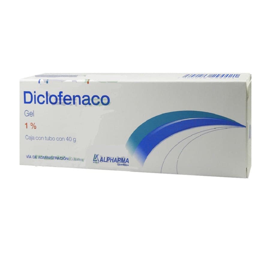 Diclofenaco (alpharma) Gel 1% Tubo C/40 G.