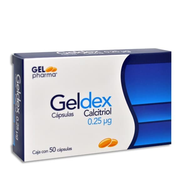Geldex C/50 Caps. 0.25 Mcg.