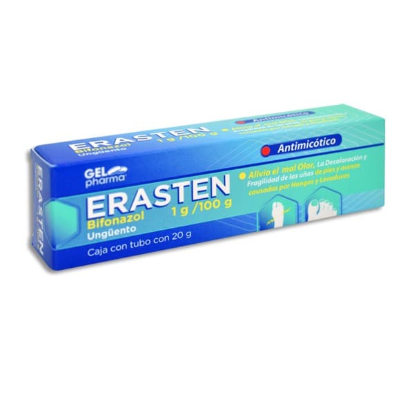 Erasten Ungüento Tubo C/20 G. 1 G/100 G.
