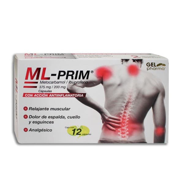 Ml-prim C/12 Caps. 375/200 Mg.