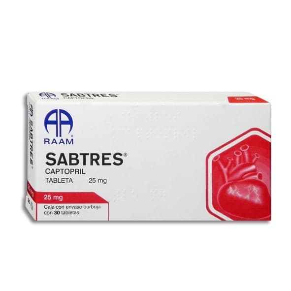 Sabtres C/30 Tabs. 25 Mg.