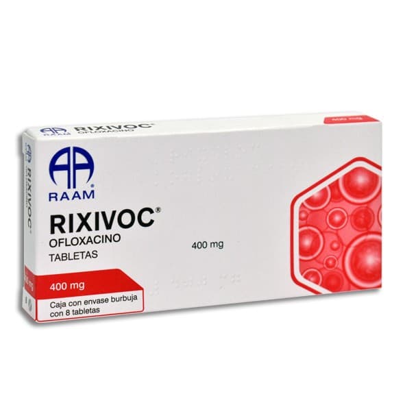 Rixivoc C/8 Tabs. 400 Mg.