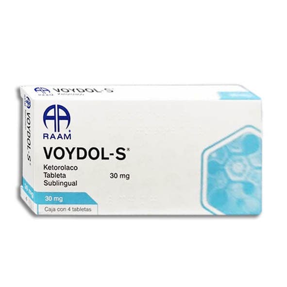 Voydol-s C/4 Tabs. Sublingual 30 Mg.