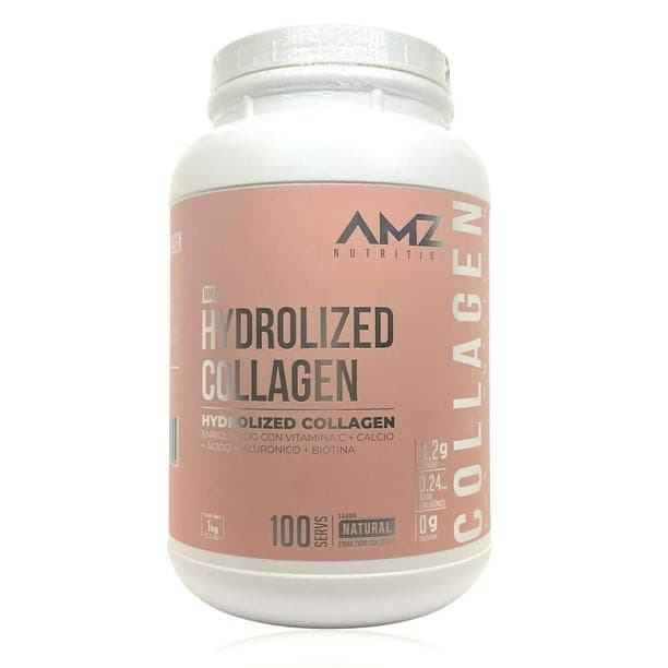 Colágeno Hidrolizado/vitamina C/calcio/ac Hialurónico/biotina (amz) Bote 1 Kg.