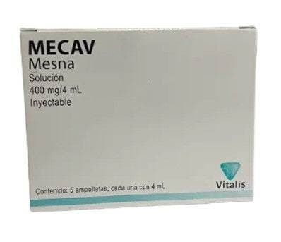 Mecav Sol. Iny. C/5 Amptas. 400 Mg/4 Ml.