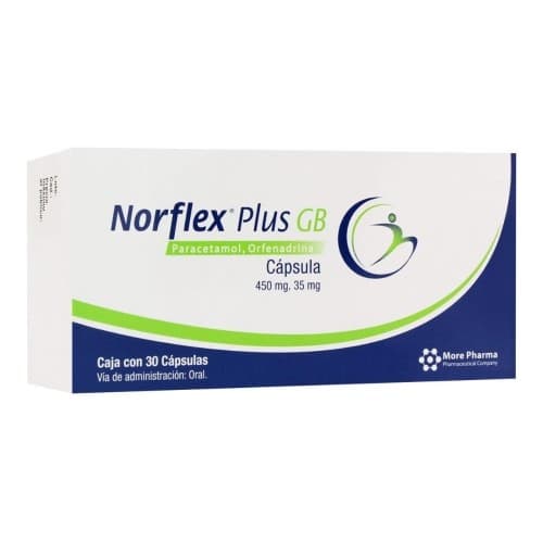 Norflex Plus Gb C/30 Caps. 450/35 Mg.