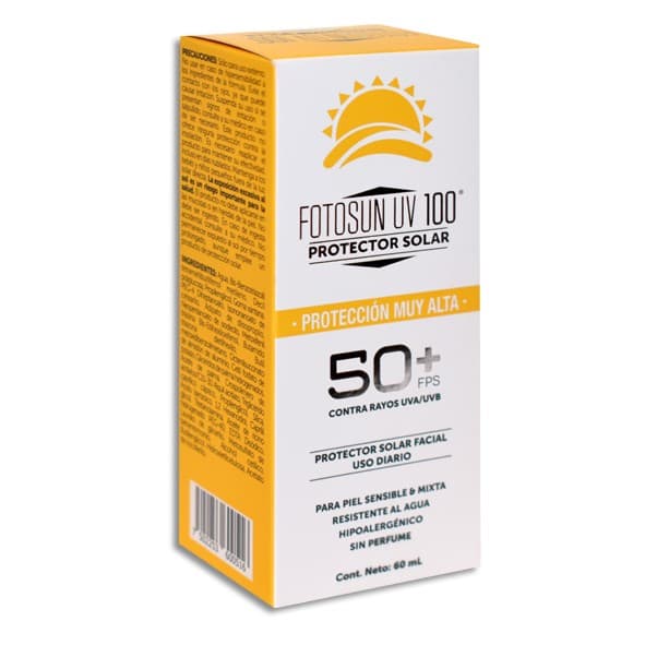Fotosun Uv 100 P.s. 50+fps Crema Facial Tubo 60 Ml.