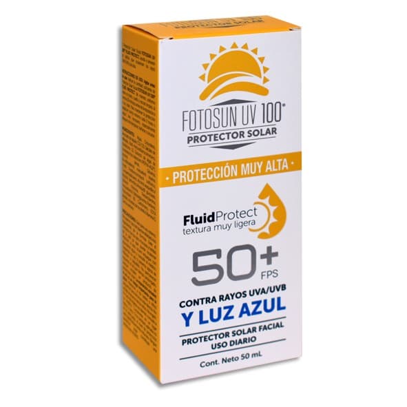 Fotosun Uv 100 P.s. 50+fps Líquido Facial "fluid Protect" Fco. 50 Ml.